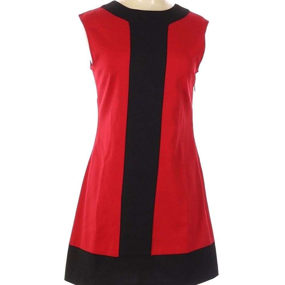 Abaete Women Red Mod Dress 4